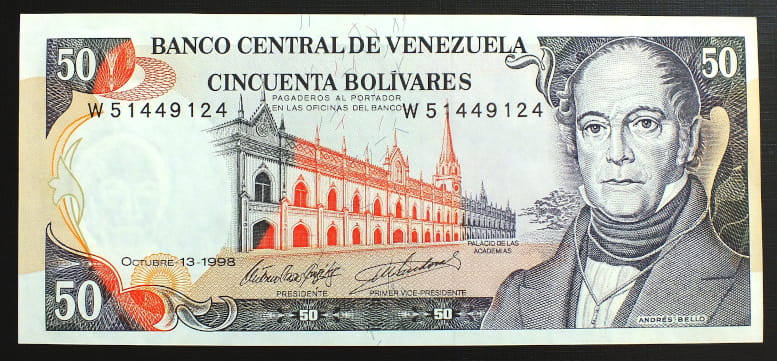 50 Bolivares - Wenezuela 1998