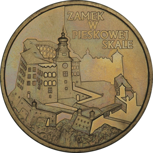 2 zł Zamek w Pieskowej Skale