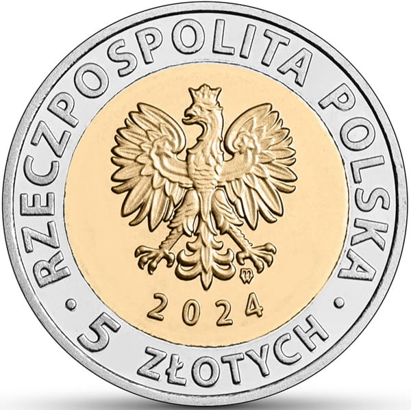 Moneta 5 zł Zamek w Łańcucie 2024