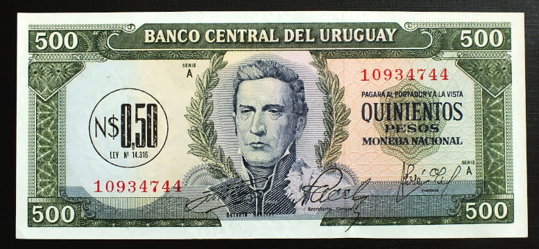 0,5 Nuevo Peso - Urugwaj 1975 r.