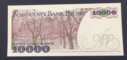 10000 zł Stanisław WYSPIAŃSKI 1987 UNC