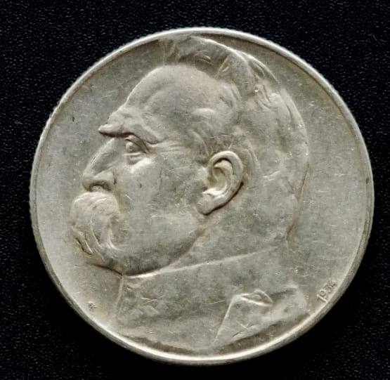 5 zł Józef Piłsudski 1934 r. -  Orzeł  Strzelecki