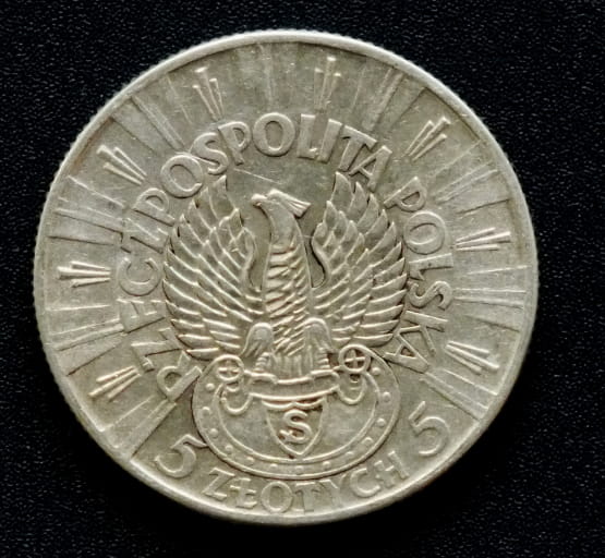 5 zł Józef Piłsudski 1934 r. -  Orzeł  Strzelecki
