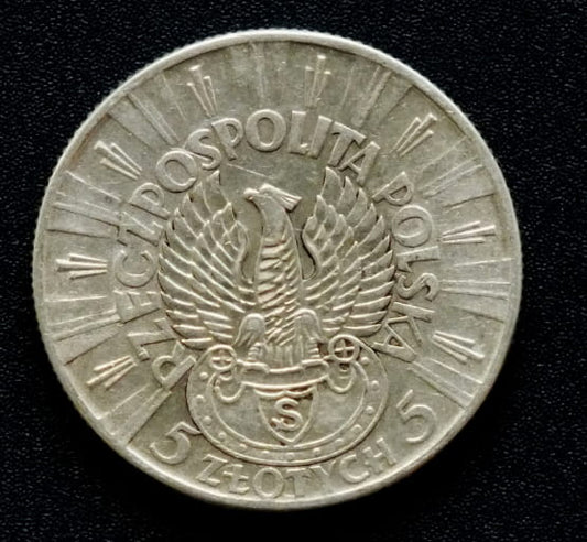 5 zł Józef Piłsudski 1934 r. -  Orzeł  Strzelecki