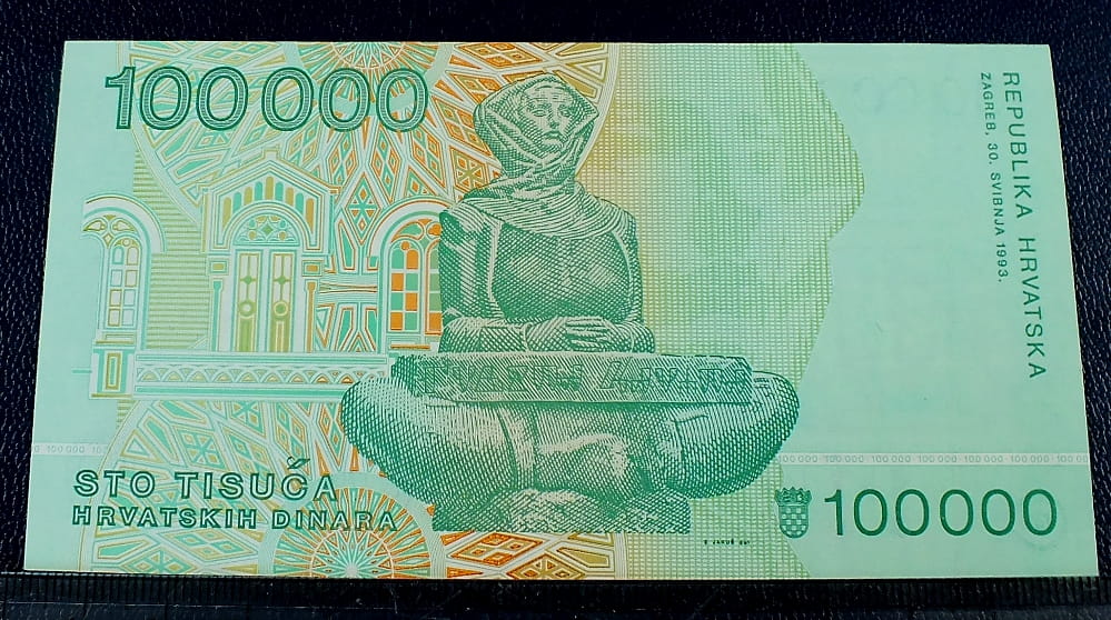 100 000 Dinarów - Chorwacja