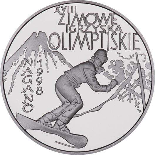 10 zł XVIII. Zimowe Igrzyska Olimpijskie w Nagano