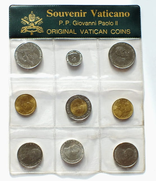 Zestaw 9 monet - WATYKAN