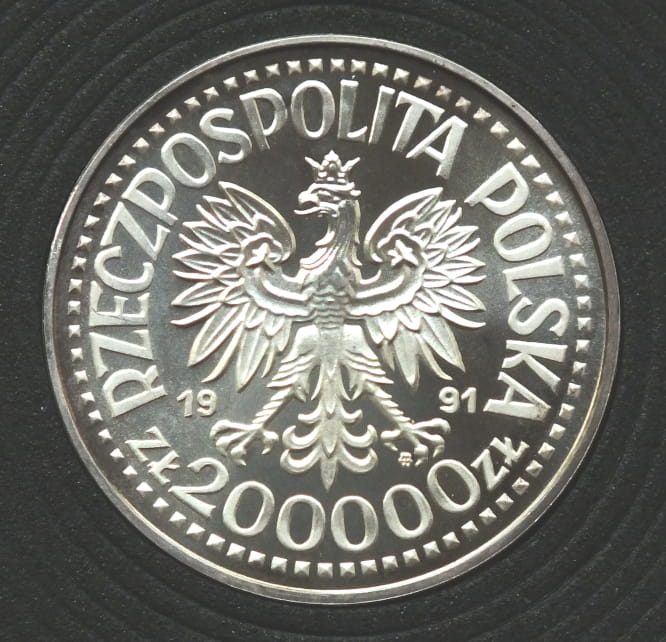 200 000 zł Jan Paweł II PRÓBA 1991