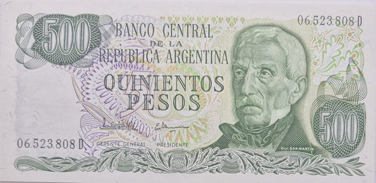 Argentyna banknot  500 pesos UNC