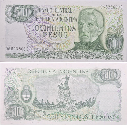 Argentyna banknot  500 pesos UNC