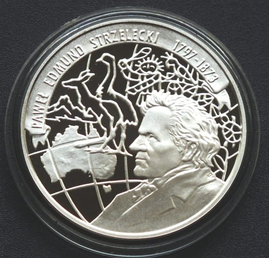 10 zł 200-lecie urodzin Pawła Edmunda Strzeleckiego (1797 - 1873)