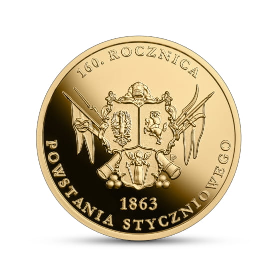 Moneta 200 zł 160. rocznica Powstania Styczniowego