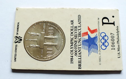 1 USD 1984 Olimpic Dollar P - UNC w blistrze