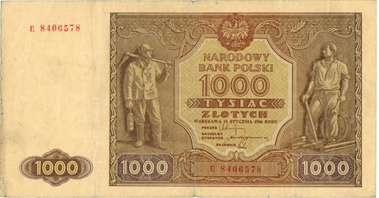 Banknot 1000 zł 1946