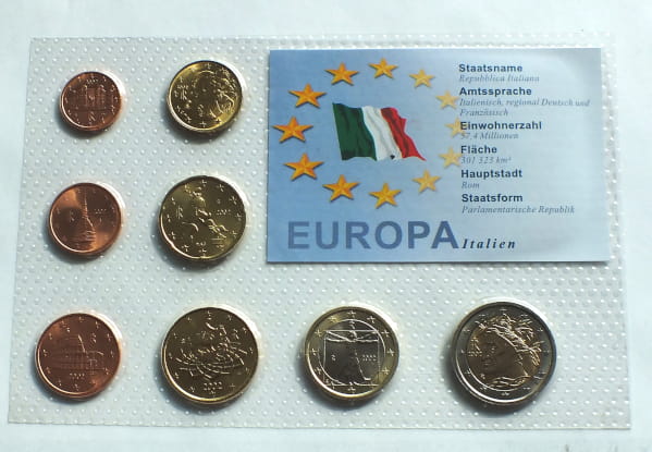 Zestaw monet EURO - Włochy