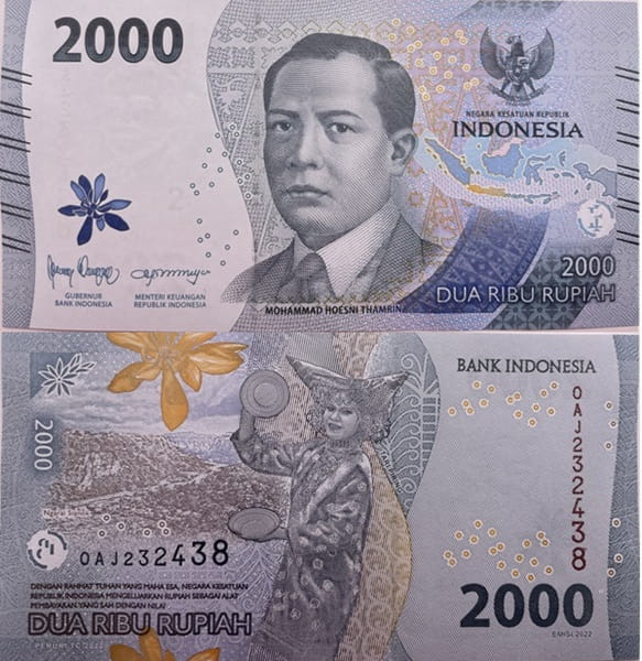 Indonezja banknot  2000 rupii 2022