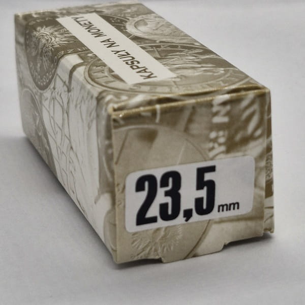 Kapsle na monety Kolekcjoner  23,5 mm 10 szt