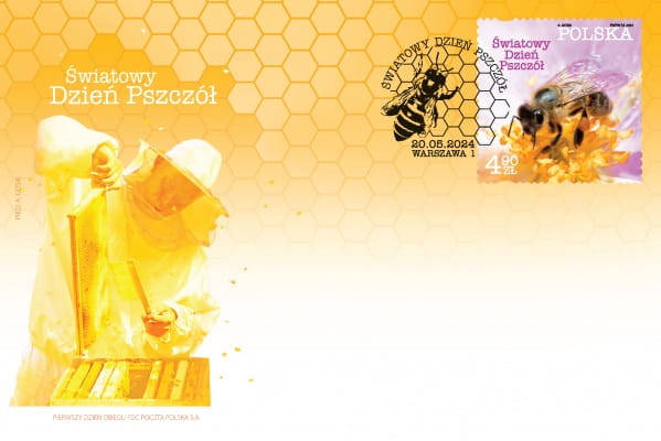 Koperta FDC Światowy dzień pszczół 2024