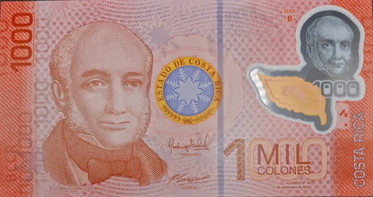 Kostaryka banknot 1000 colones 2013