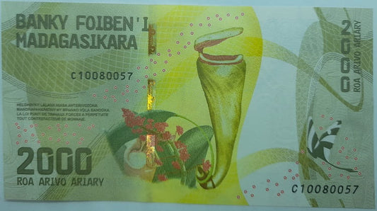 Madagaskar banknot 2000 Ariary  2017 r. UNC