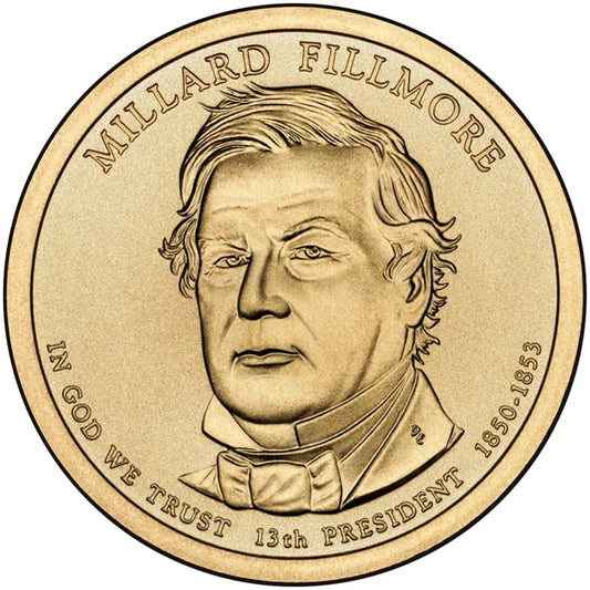 Moneta 1 dolar 2010 Millard Fillmore 13th