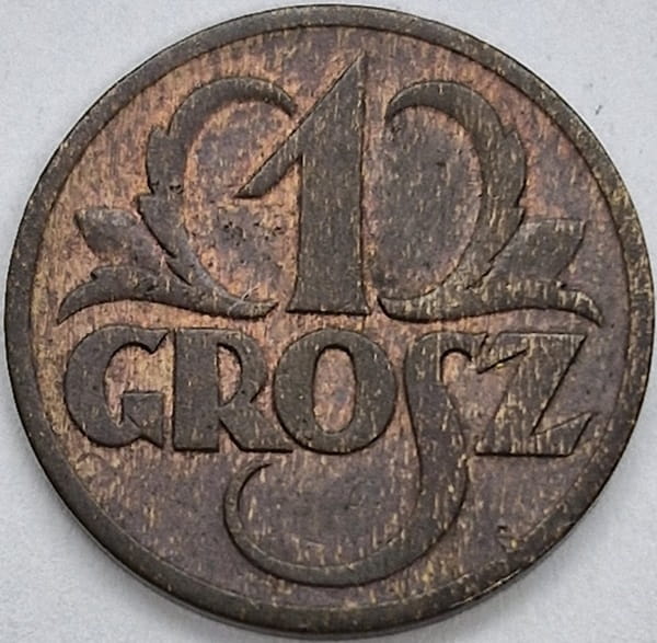 Moneta 1 grosz 1938