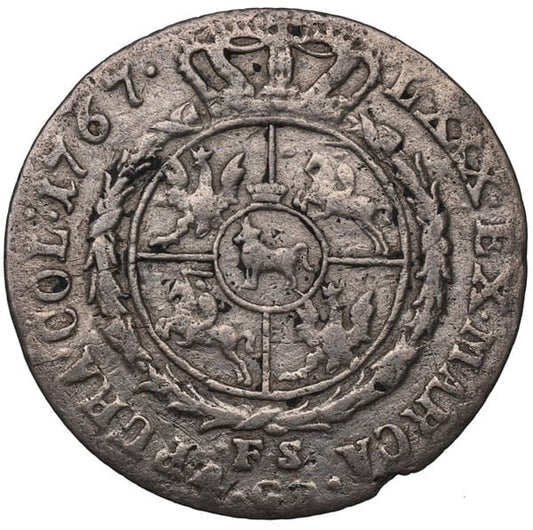 Moneta 1 złoty 1767 FS S.A. Poniatowski