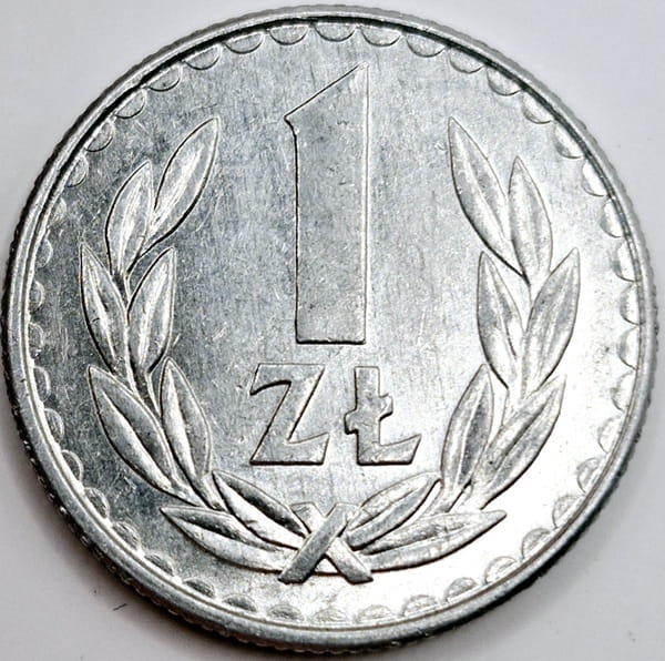 Moneta 1 złoty 1986 stan 1