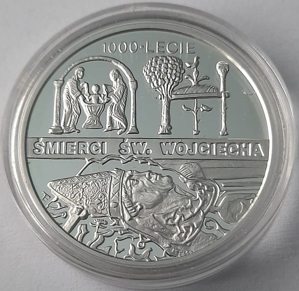 Moneta 10 zł 1000-lecie śmierci św. Wojciecha 1997