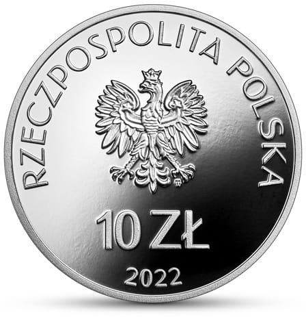 Moneta 10 zł 200. rocz. urodzin Ignacego Łukasiewicza 2022 r.