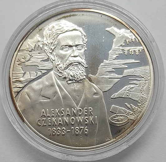 Moneta 10 zł Aleksander Czekanowski 2004