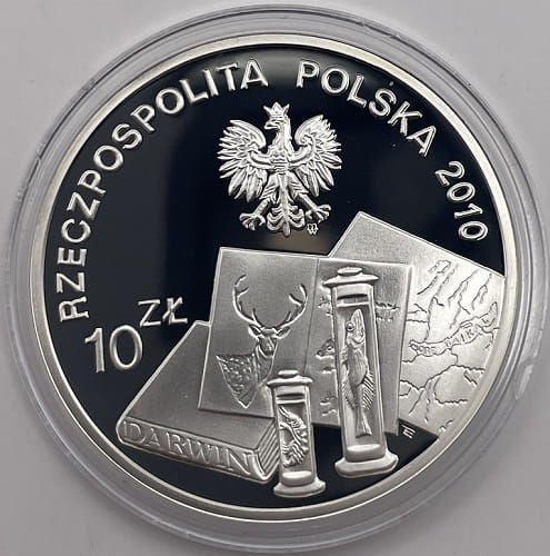 Moneta 10 zł Benedykt Dybowski 2010