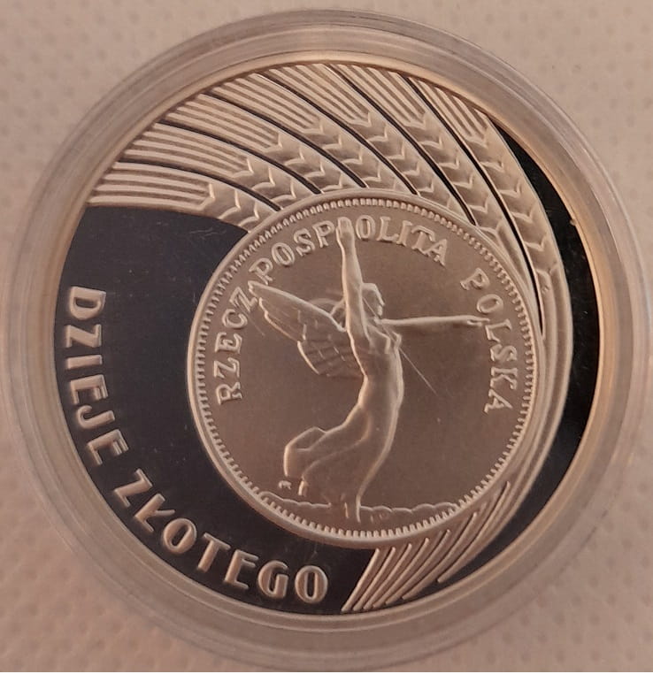 Moneta 10 zł Dzieje złotego Nike 2007