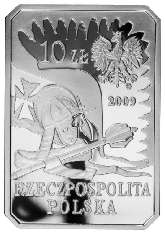 Moneta 10 zł Husarz XVII wiek 2009