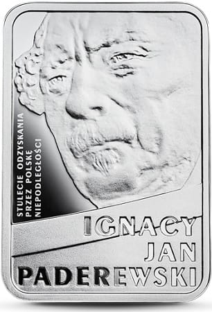 Moneta 10 zł Ignacy Jan Paderewski 2018