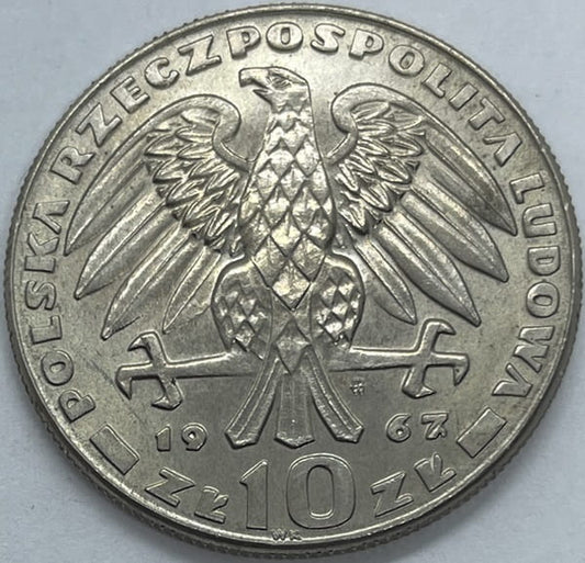 Moneta 10 zł Karol Świerczewski 1967