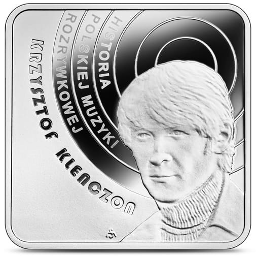 Moneta 10 zł Krzysztof Klenczon kwadrat 2020 r.