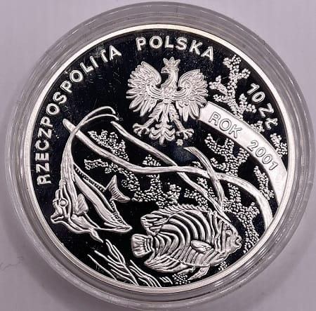 Moneta 10 zł Michał Siedlecki 2001 r.