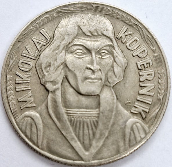 Moneta 10 zł Mikołaj Kopernik 1969 stan 3