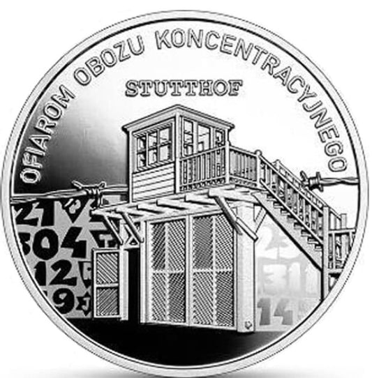 Moneta 10 zł Ofiarom obozu koncentracyjnego Stutthof 2024