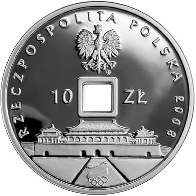 Moneta 10 zł Pekin 2008