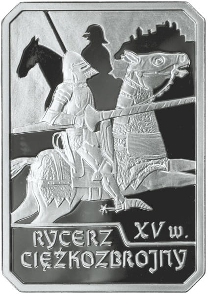 Moneta 10 zł Rycerz Ciężkozbrojny 2007 r.