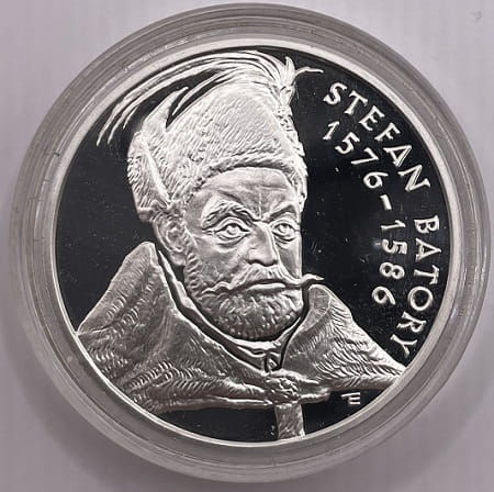 Moneta 10 zł Stefan Batory popiersie 1997