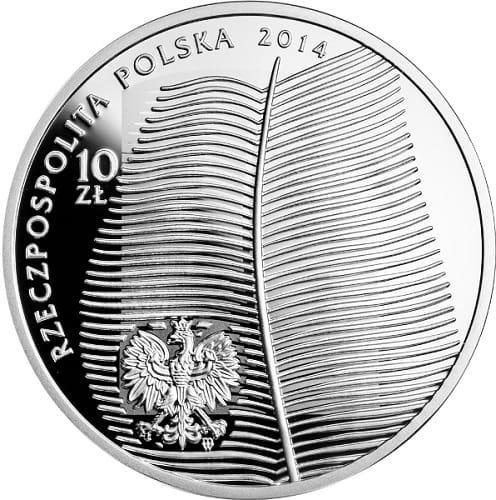 Moneta 10 zł Stefan Żeromski 2014 r.