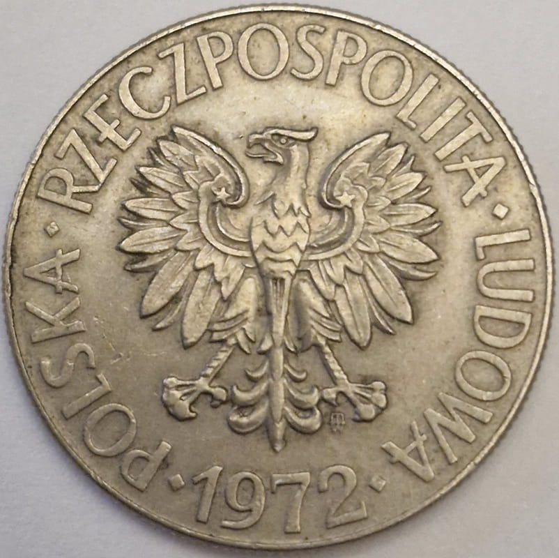 Moneta 10 zł 1972 Tadeusz Kościuszko stan 3