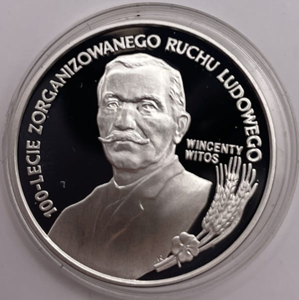 Moneta 10 zł Wincenty Witos 1995