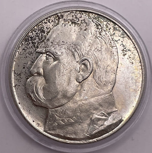 Moneta 10 złotych 1935 Józef Piłsudski stan 2