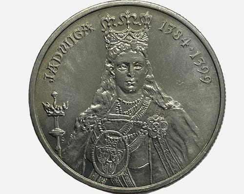 Moneta 100 zł Jadwiga 1988
