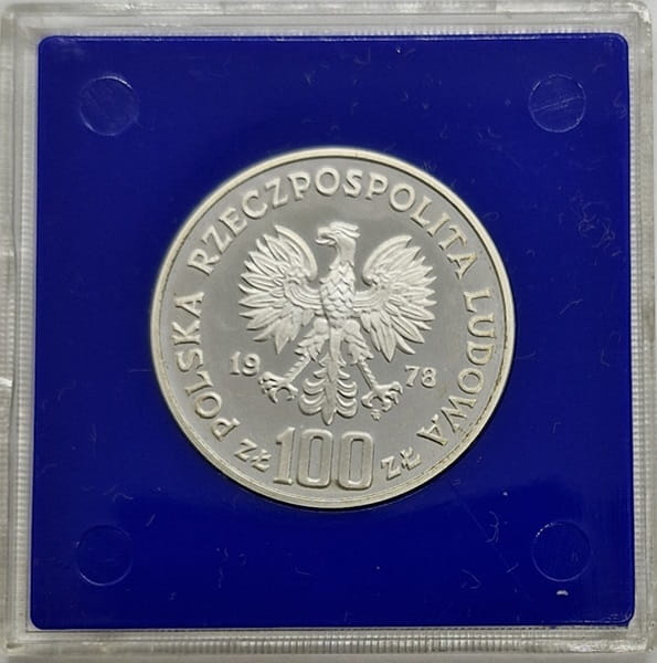 Moneta 100 zł Łoś 1978