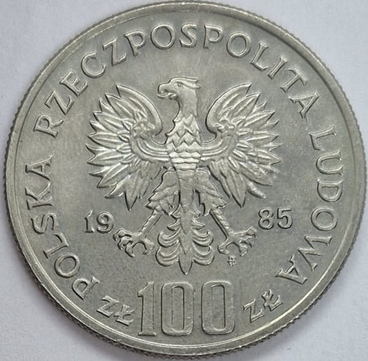 Moneta 100 zł Przemysław II 1985